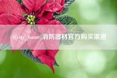 诸暨消防器材官方购买渠道