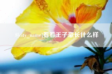 诸暨看看王子豪长什么样