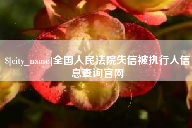 诸暨全国人民法院失信被执行人信息查询官网