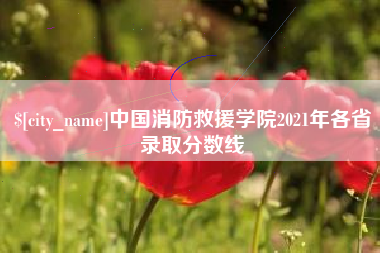 诸暨中国消防救援学院2021年各省录取分数线