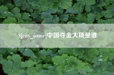 诸暨中国夺金大项是谁