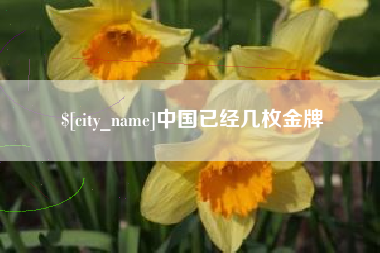 诸暨中国已经几枚金牌