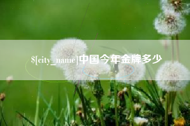 诸暨中国今年金牌多少