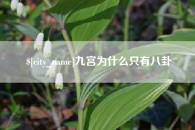 诸暨九宫为什么只有八卦