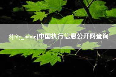 诸暨中国执行信息公开网查询