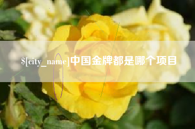 诸暨中国金牌都是哪个项目