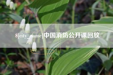 诸暨中国消防公开课回放