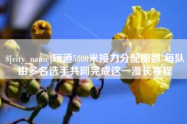 诸暨短道5000米接力分配圈数-每队由多名选手共同完成这一漫长赛程