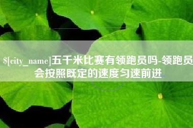 诸暨五千米比赛有领跑员吗-领跑员会按照既定的速度匀速前进