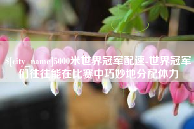 诸暨5000米世界冠军配速-世界冠军们往往能在比赛中巧妙地分配体力