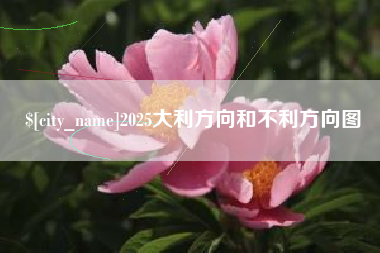 诸暨2025大利方向和不利方向图