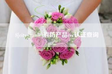 诸暨消防产品ccc认证查询