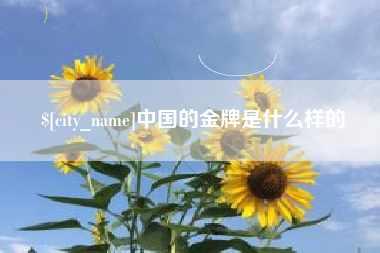 诸暨中国的金牌是什么样的