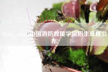 诸暨中国消防救援学院招生章程公布!